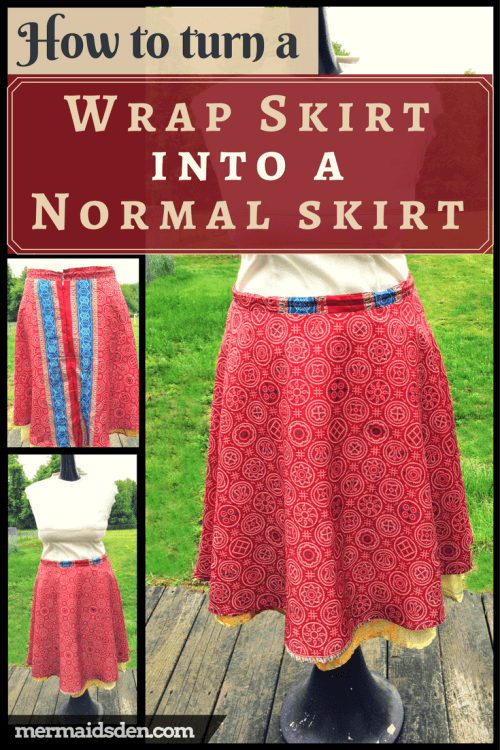 DIY Upcycled Pants to Skirt Basic Sewing Tutorial - Six Clever Sisters