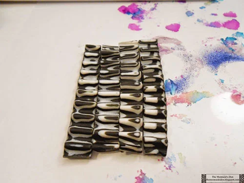 Polymer Clay Tutorial: Ripple Blade Cane
