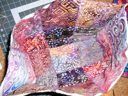 Sewing Tutorial: Make a Quilted Tote Bag with Batik Charm Squares