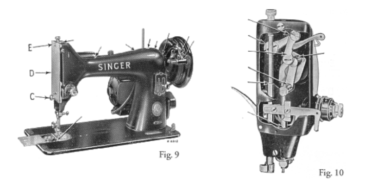 Vintage Original Singer Presser Foot lever Fits Models 99, 99K