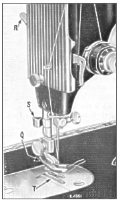 How to thread singer 99k vintage sewing machine  Singer sewing machine  vintage, Sewing machine thread, Sewing machine
