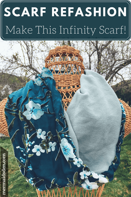 SEWING TUTORIAL: INFINITY SCARF/COWL MASHUP