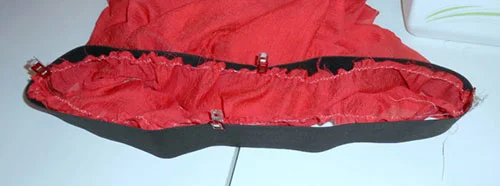 Add an Easy Exposed Elastic Waistband to a Skirt