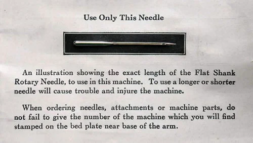 White Rotary Sewing Machine: What Needle to Use