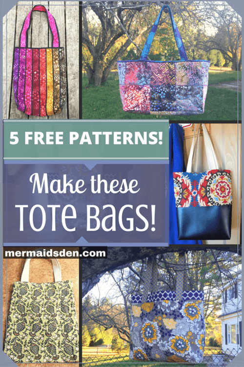Five Free Patterns: Make These Tote Bags!