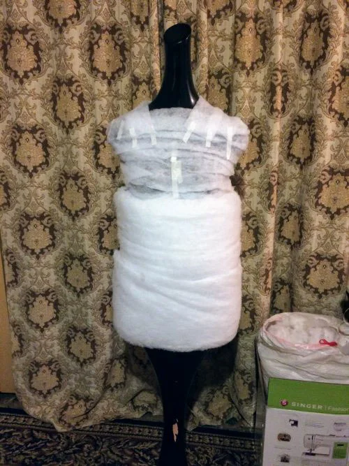Make a Custom Dress Form by Padding a Mannequin