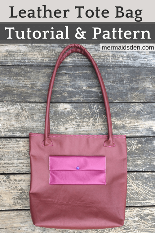 Leather Tote Bag Tutorial: Beginner Leatherworking Project
