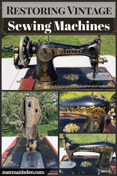 Restoring Vintage Sewing Machines, How To Refinish An Old Singer Sewing Machine Cabinet