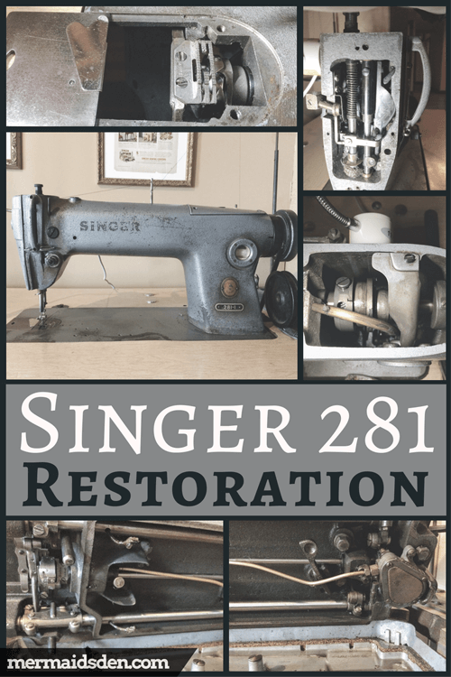 Singer 281-1 Restoration: Cleaning, Adjusting, and Replacing Parts