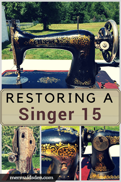 15 Instructions for operating the machine Singer Sewing Machine No 