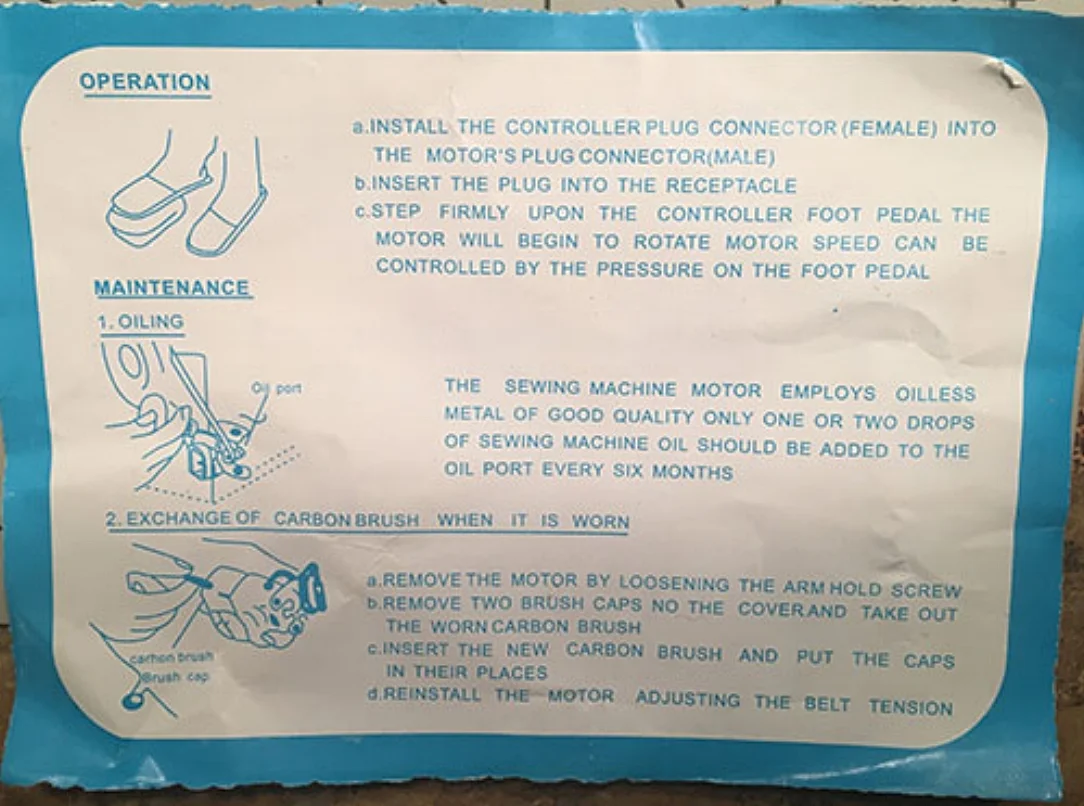 How to Replace a Sewing Machine Motor and Foot Pedal