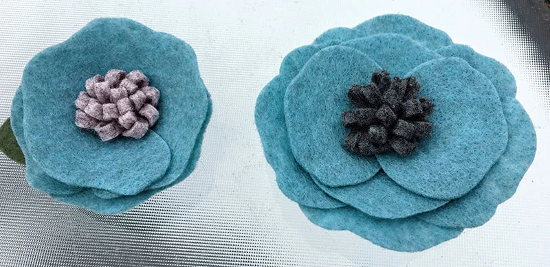 DIY Interchangeable Felt Flowers for a Hat