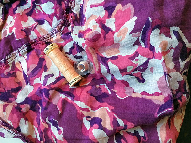 Everyday Mending: Sew Up a Rip in a Blouse — The Mermaid's Den