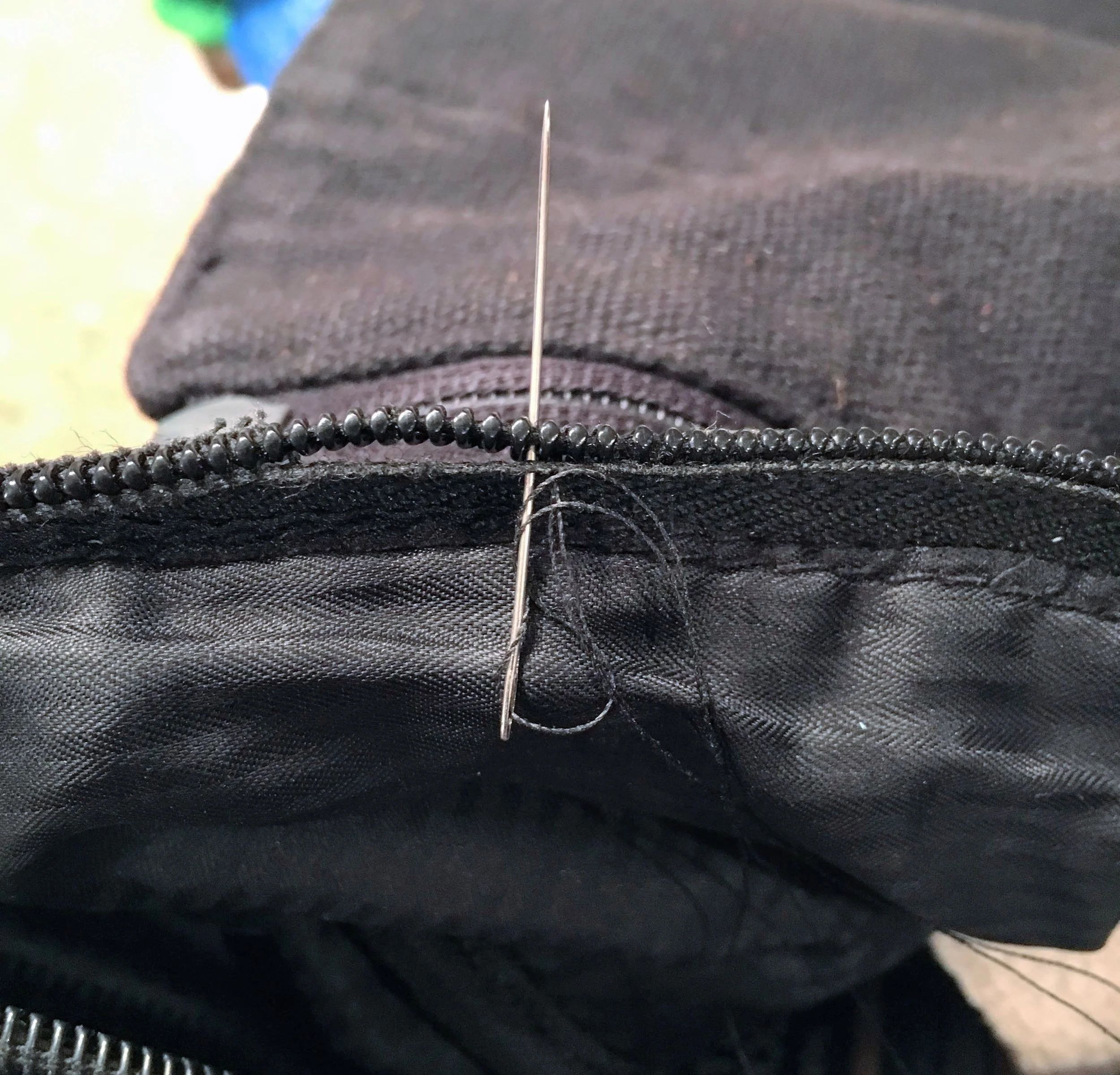 Everyday Mending: Fix a Broken Zipper in a Bag — The Mermaid's Den