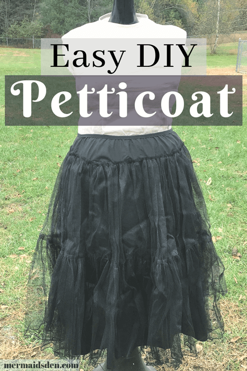 Make Your Own Petticoat from a Prom Dress — The Mermaid's Den