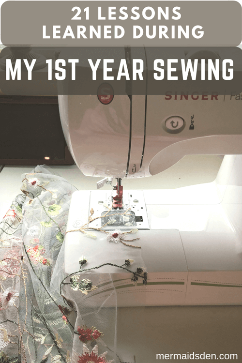 When you find out after one year of sewing that your most