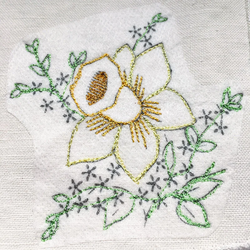 Free Embroidery Pattern and Embroidery Tutorial — The Mermaid's Den