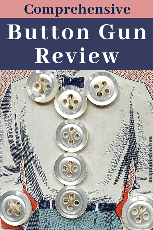 Buttoneer Button Fastening System - New and Improved! - Attaches Buttons & More in Seconds - No Sewing Necessary & Works on Most Fabrics
