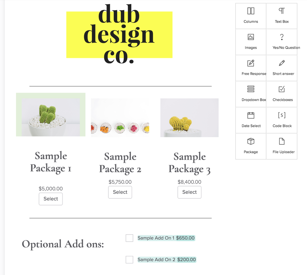 Dubsado Review Best Organizational Software For Creative Professionals Acorns Oaks