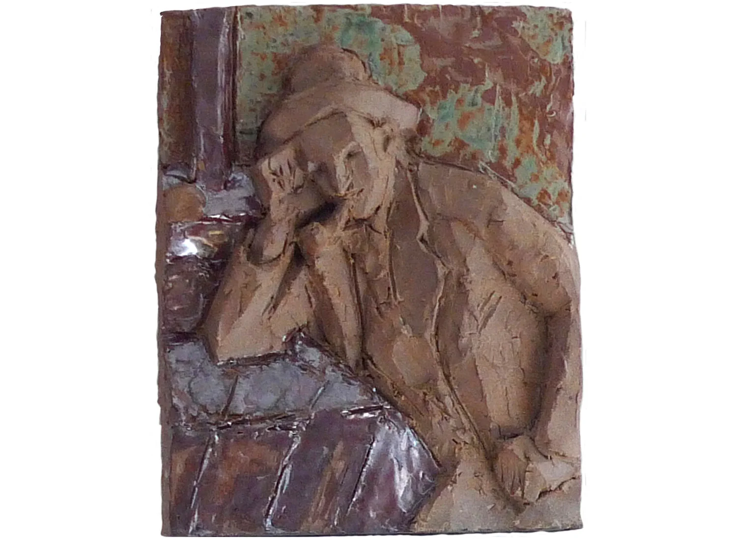 Cezanne Smoker, 2011. Glazed stoneware, 9" x 11" x 3"