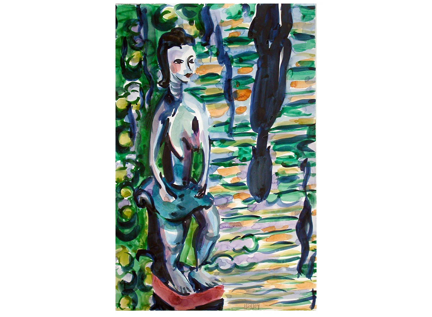 Monsoon, 2009. Watercolor, 20" x 26"