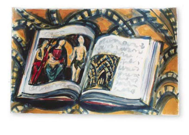 Raphael, 2002. Watercolor, 22" x 15"
