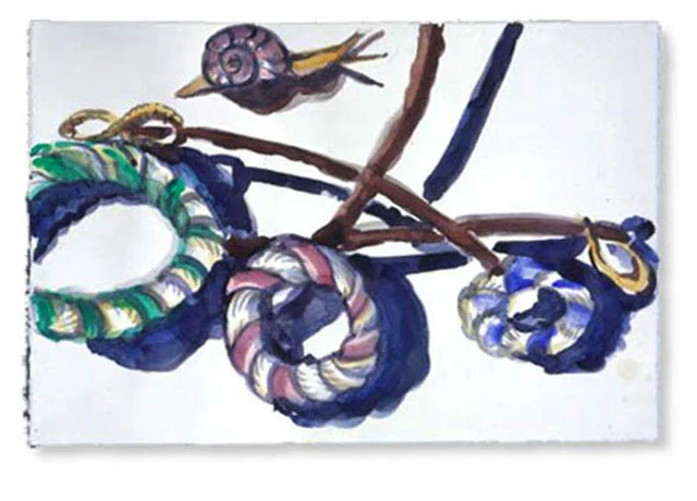 Prima Luce, 2005. Watercolor, 22" x 15"