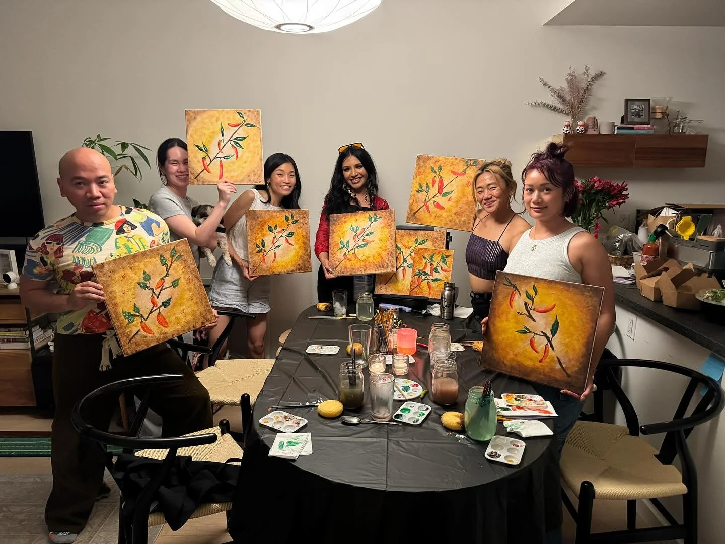 🎨🍹 Creativity, cocktails, and community! ✨

 Our resident artist &amp; Senior Development Coordinator (and alum!), Eunice, joined forces with our licensed bartender &amp; Executive Director, Cecilia Chu, to host a Mix &amp; Paint session for our lo