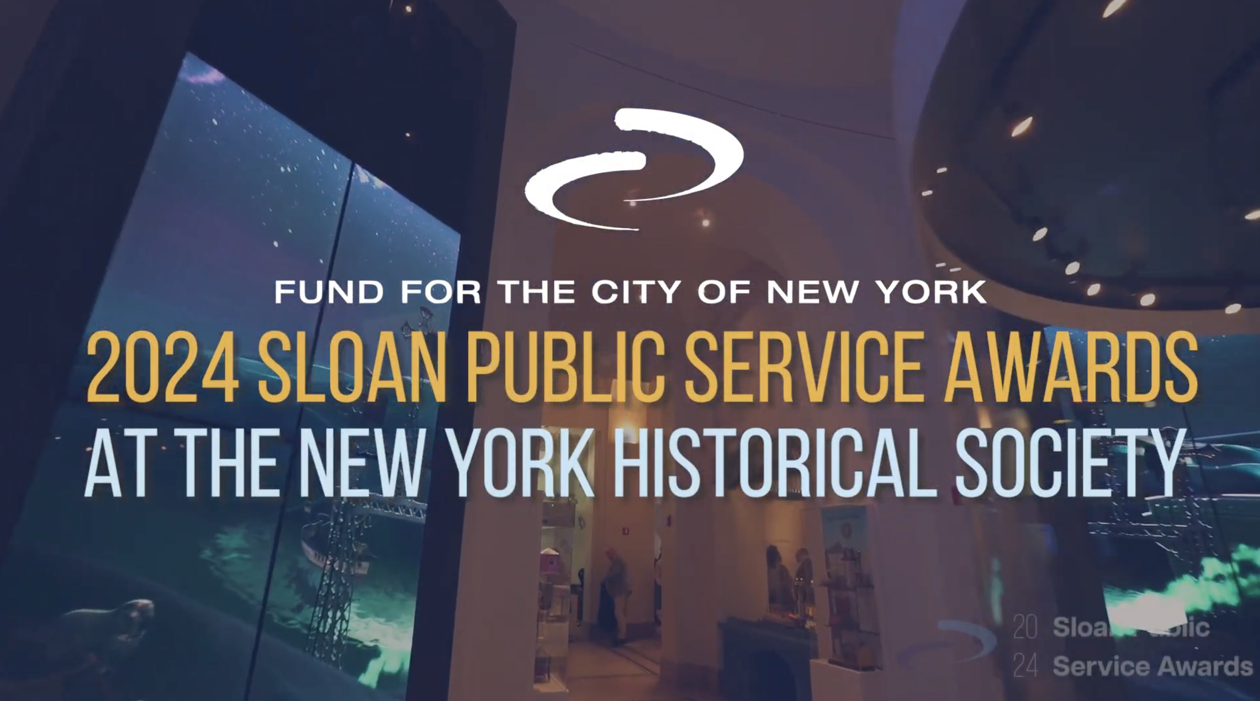 2024 Sloan Public Service Awards at the New York Historical Society