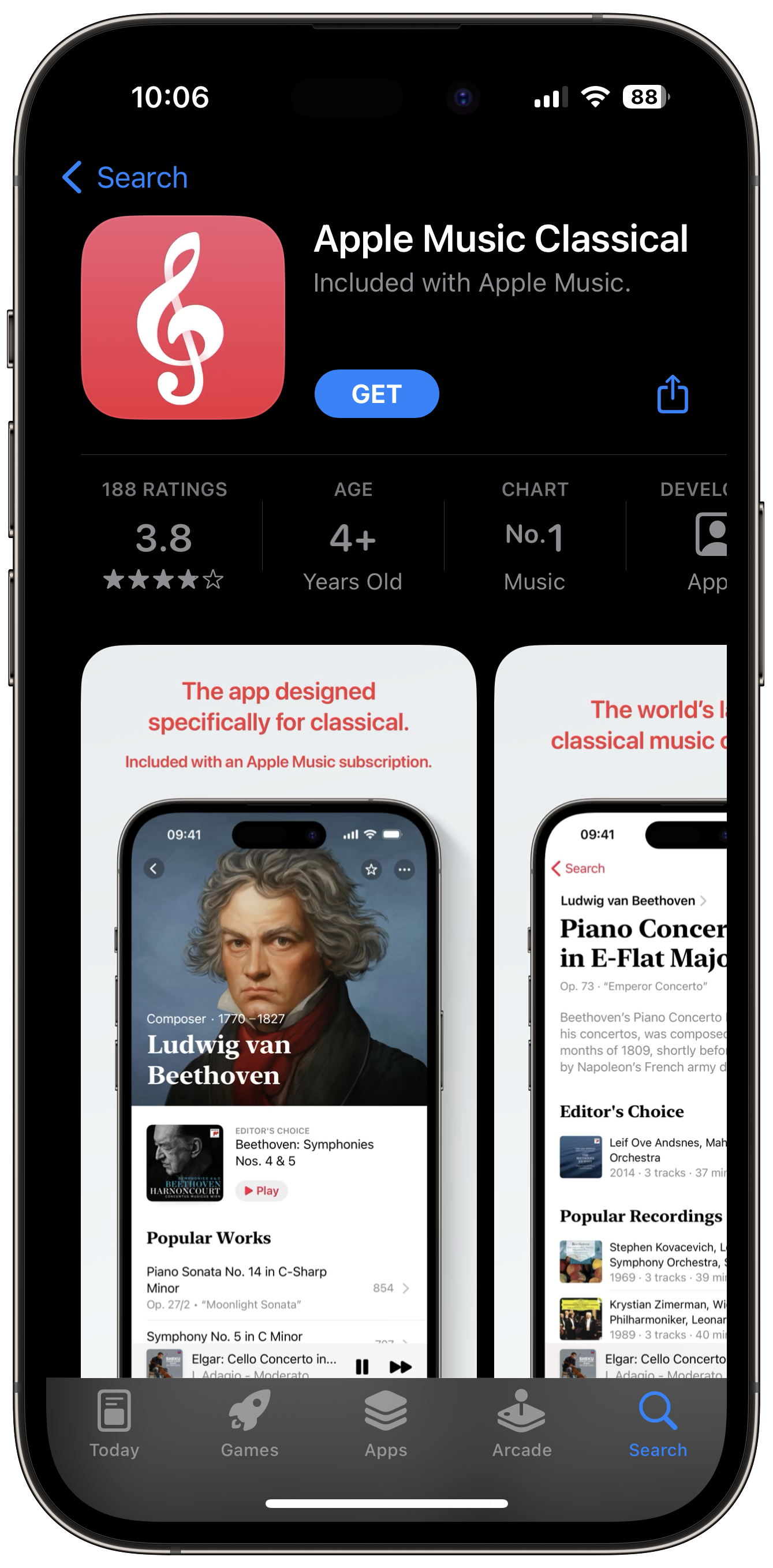 Apple Music Classical App 1
