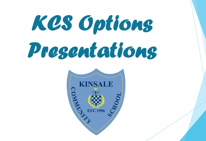 Presentations to Parents on options for Junior and Senior Cycle 