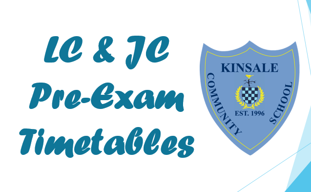 Updated Leaving Certificate Pre-Examination Timetable