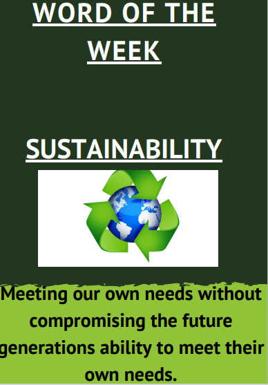Word of the Week: Sustainability