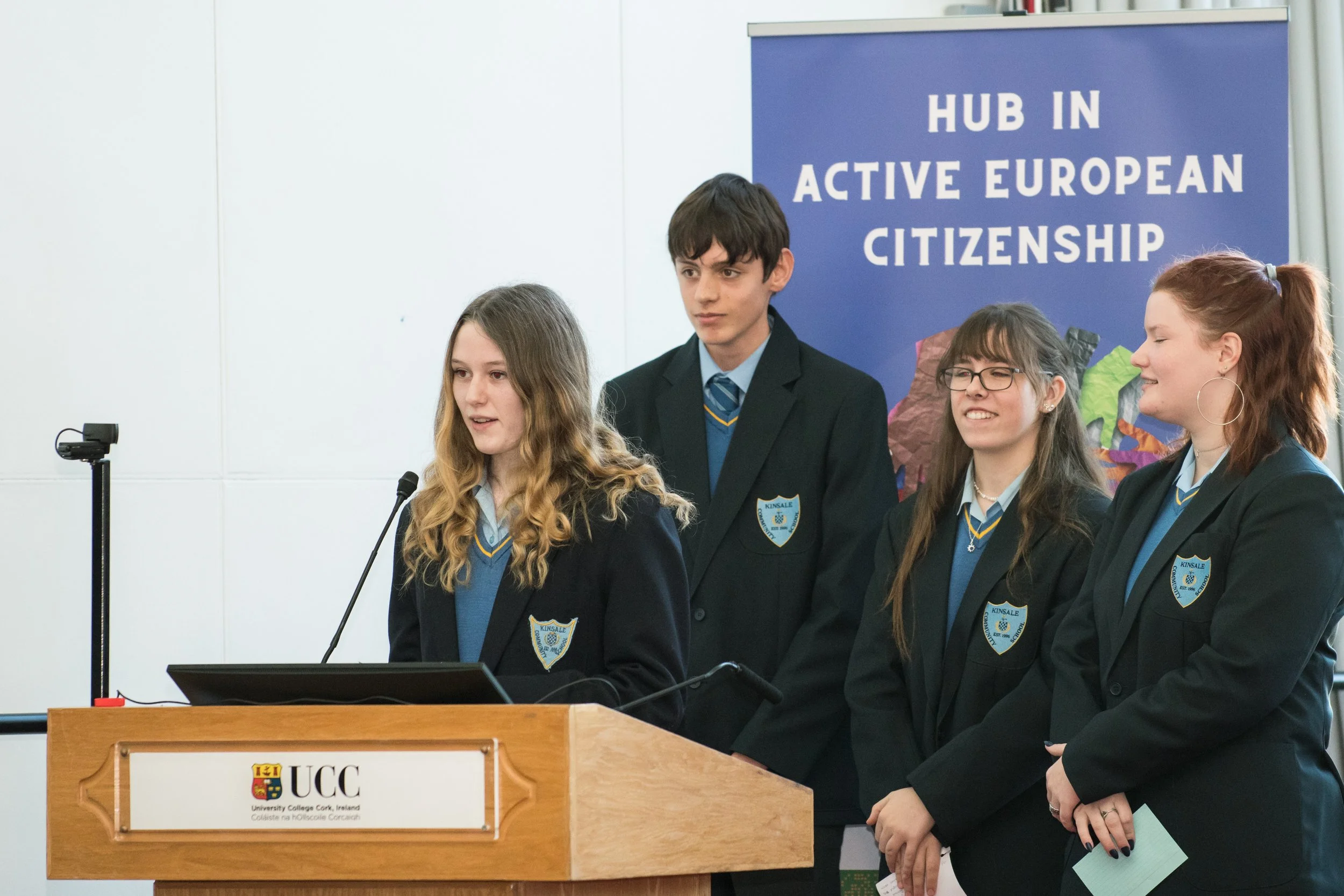  Kinsale Community School collaborates with UCC for launch of Hub in Active European Citizenship 