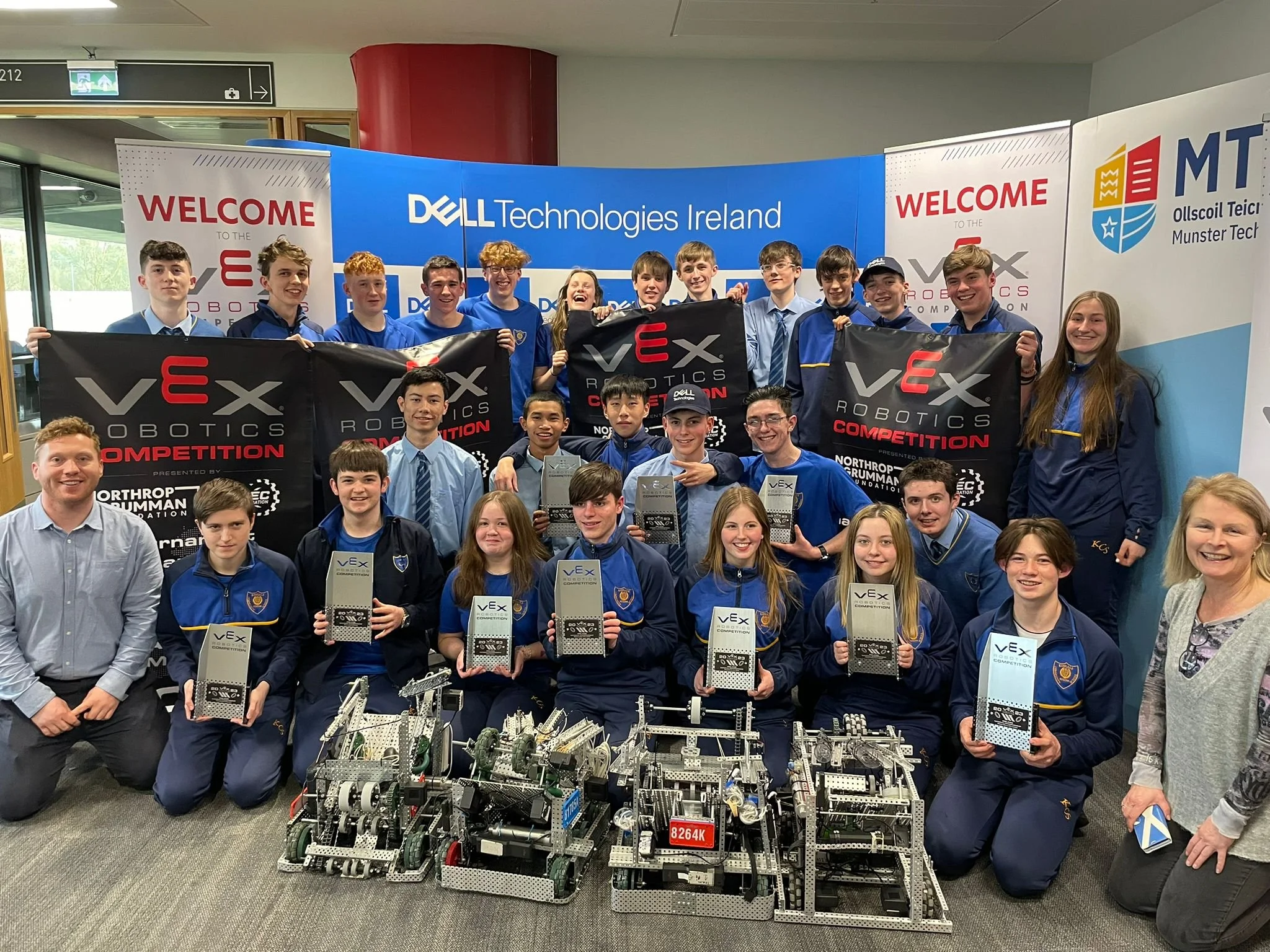 Students at Kinsale Community School&nbsp;win the the National VEX Robotics Competition