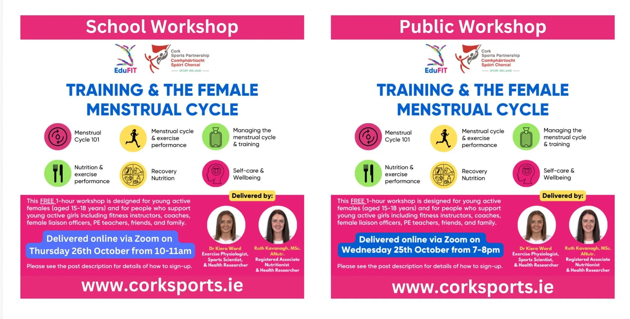 TRAINING &amp; THE FEMALE MENSTRUAL CYCLE WORKSHOP