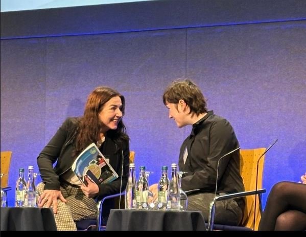 Elaine Nevin Head of Eco UNESCO and Lilian Gleave (R).JPG
