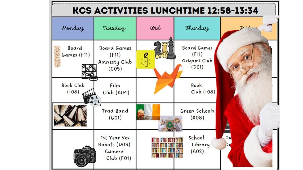 THIS WEEK'S ACTIVITIES AT LUNCHTIME AND AFTER SCHOOL