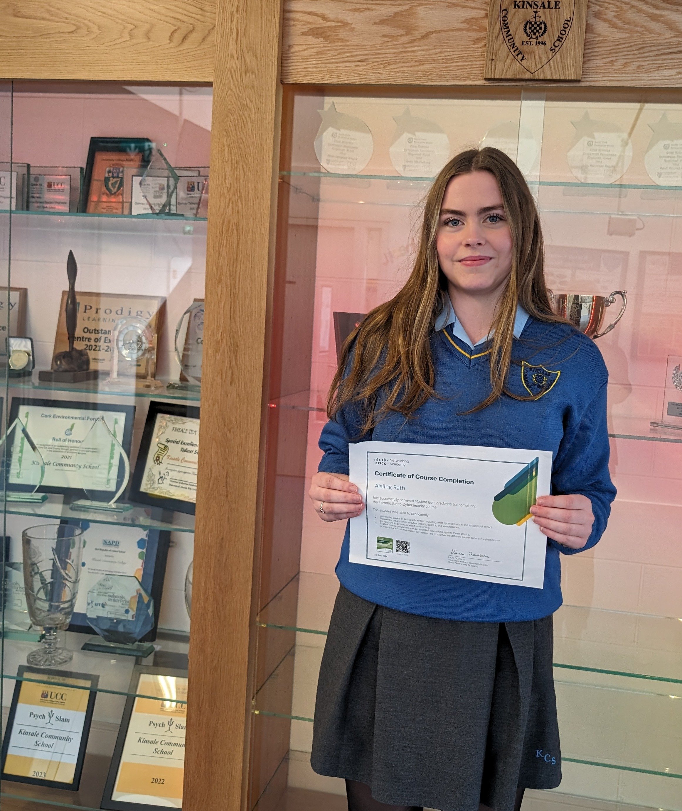 Aisling Rath having obtained Cisco Certification in Cyber Security.jpg