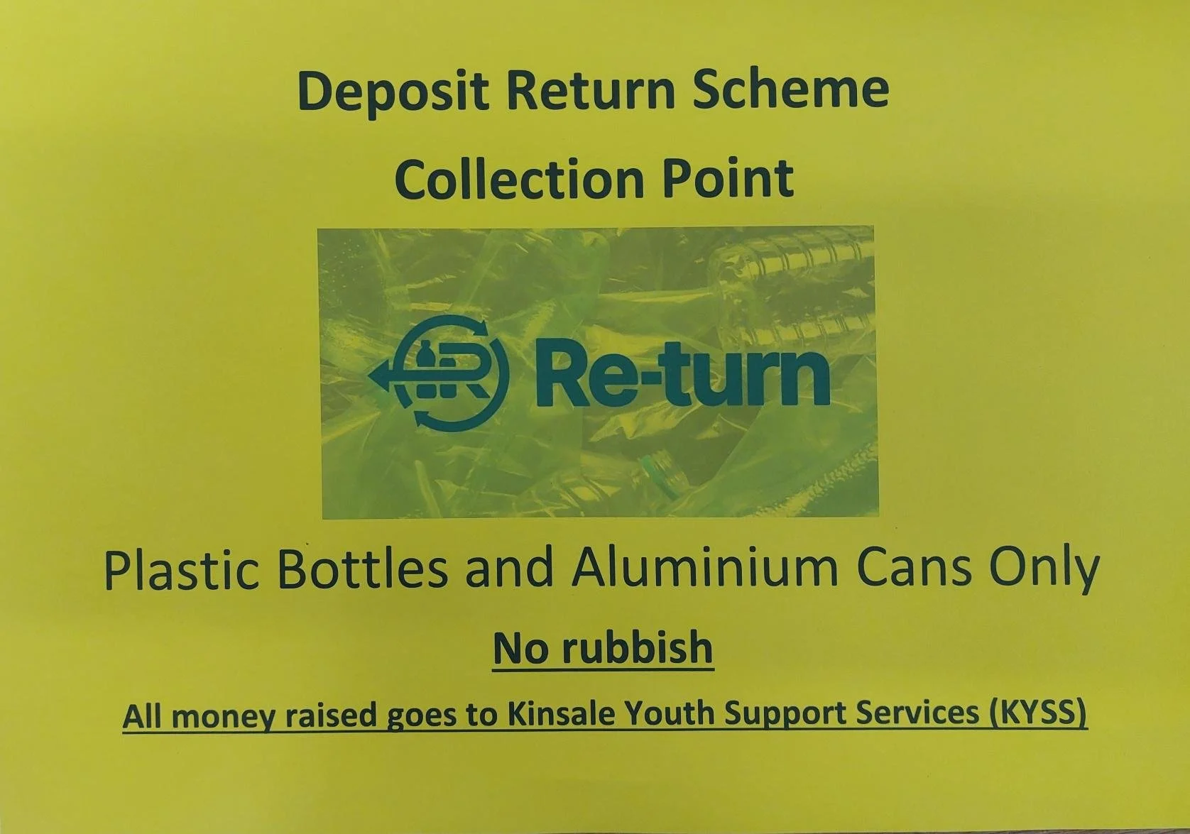 KCS Deposit Return Scheme — KCS, Kinsale