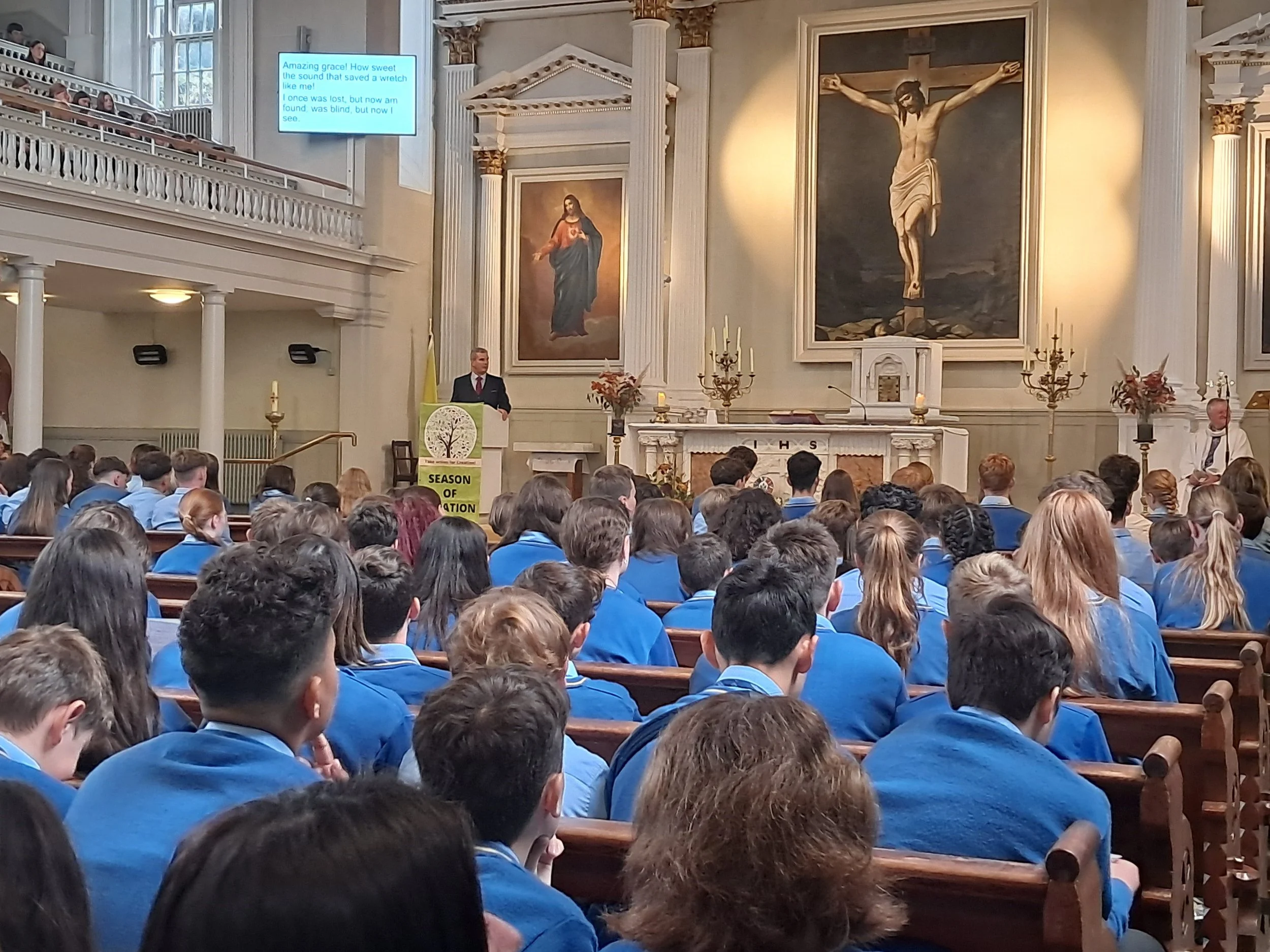 Beginning of Year Mass at St. John the Baptist Church  