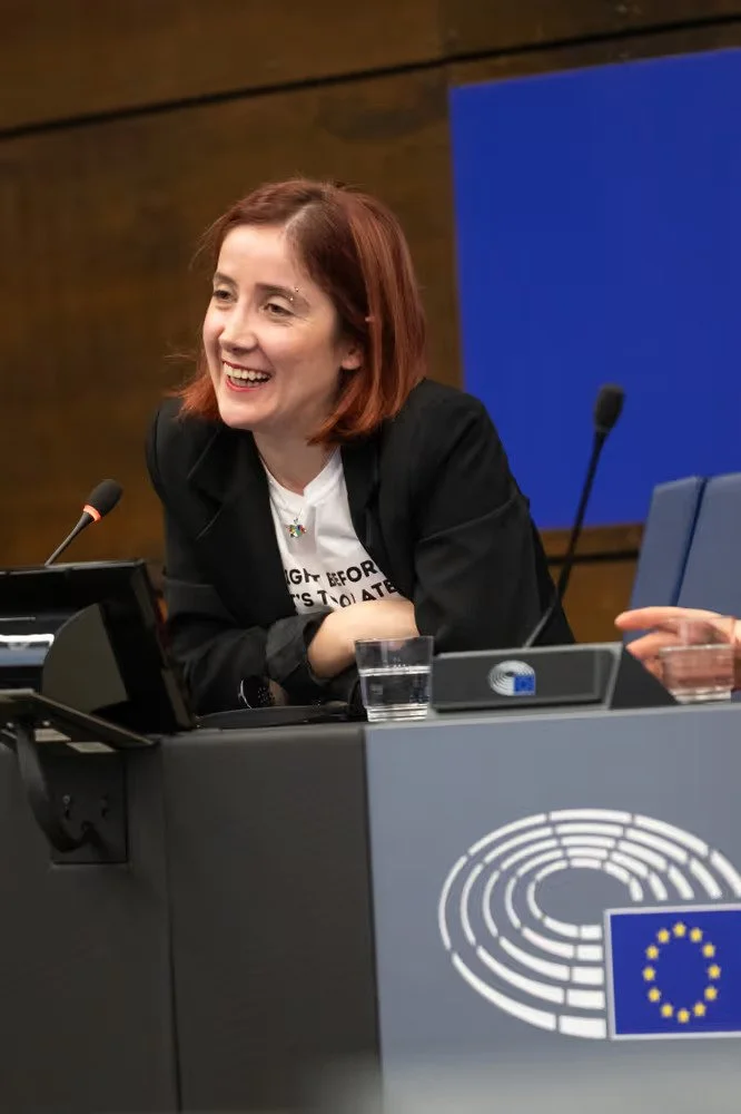 Irma Dimitradze representative of Mzia Amaglobeli, imprisoned journalist.jpg