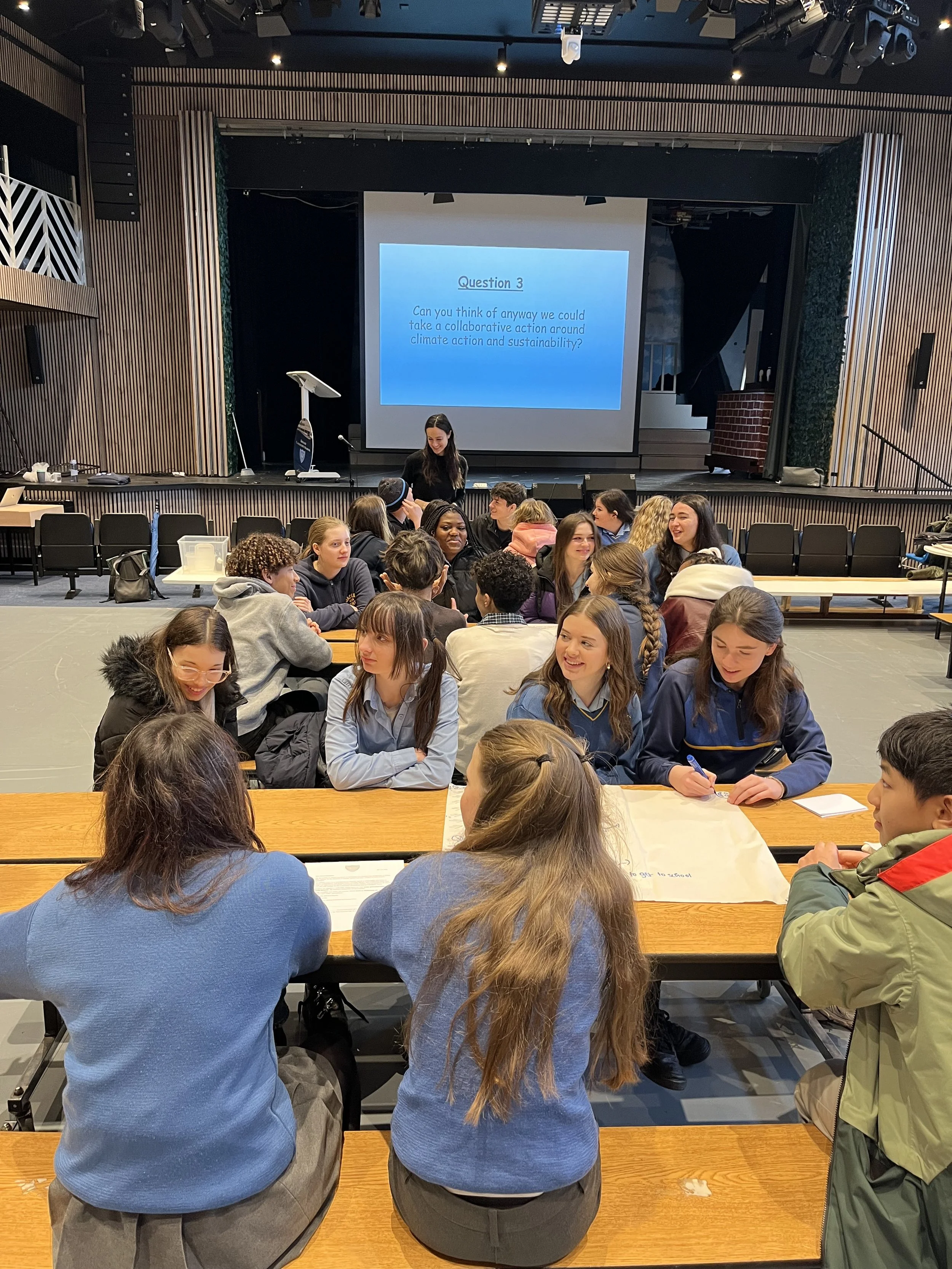 World Café on Climate Action: TY Sustainability Team Collaborates with Berlin Students