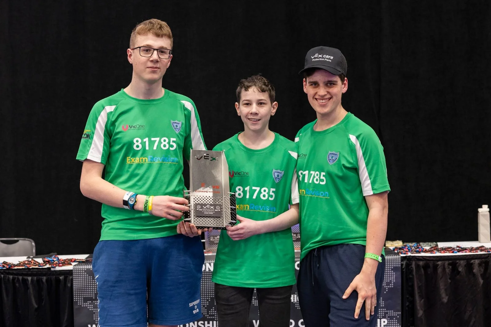 Peter Leahy, Joshua Smith and Conor Galvin - Winning the Judges award in the Maths Division.jpeg