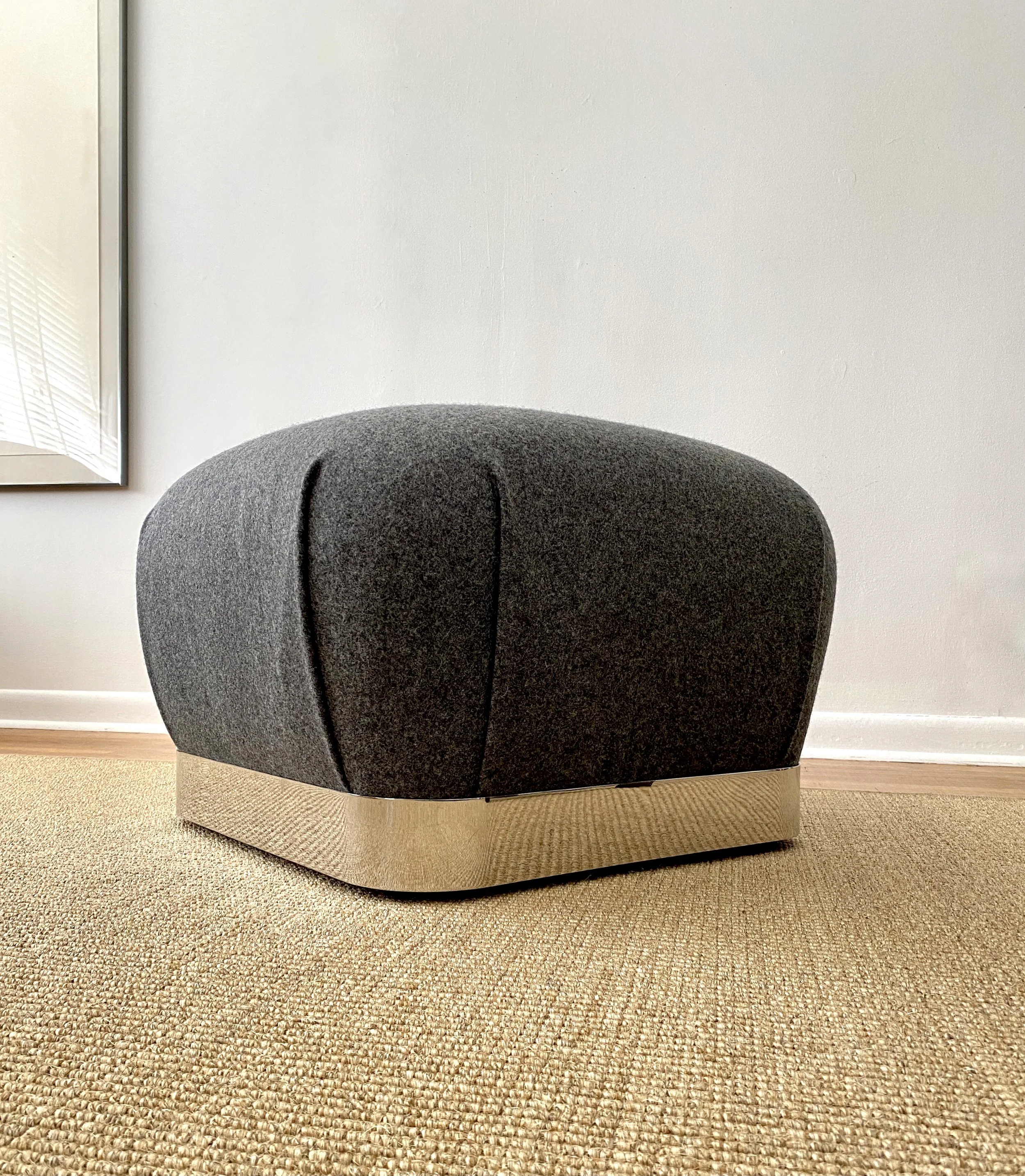 Karl Springer Soufflé Ottoman