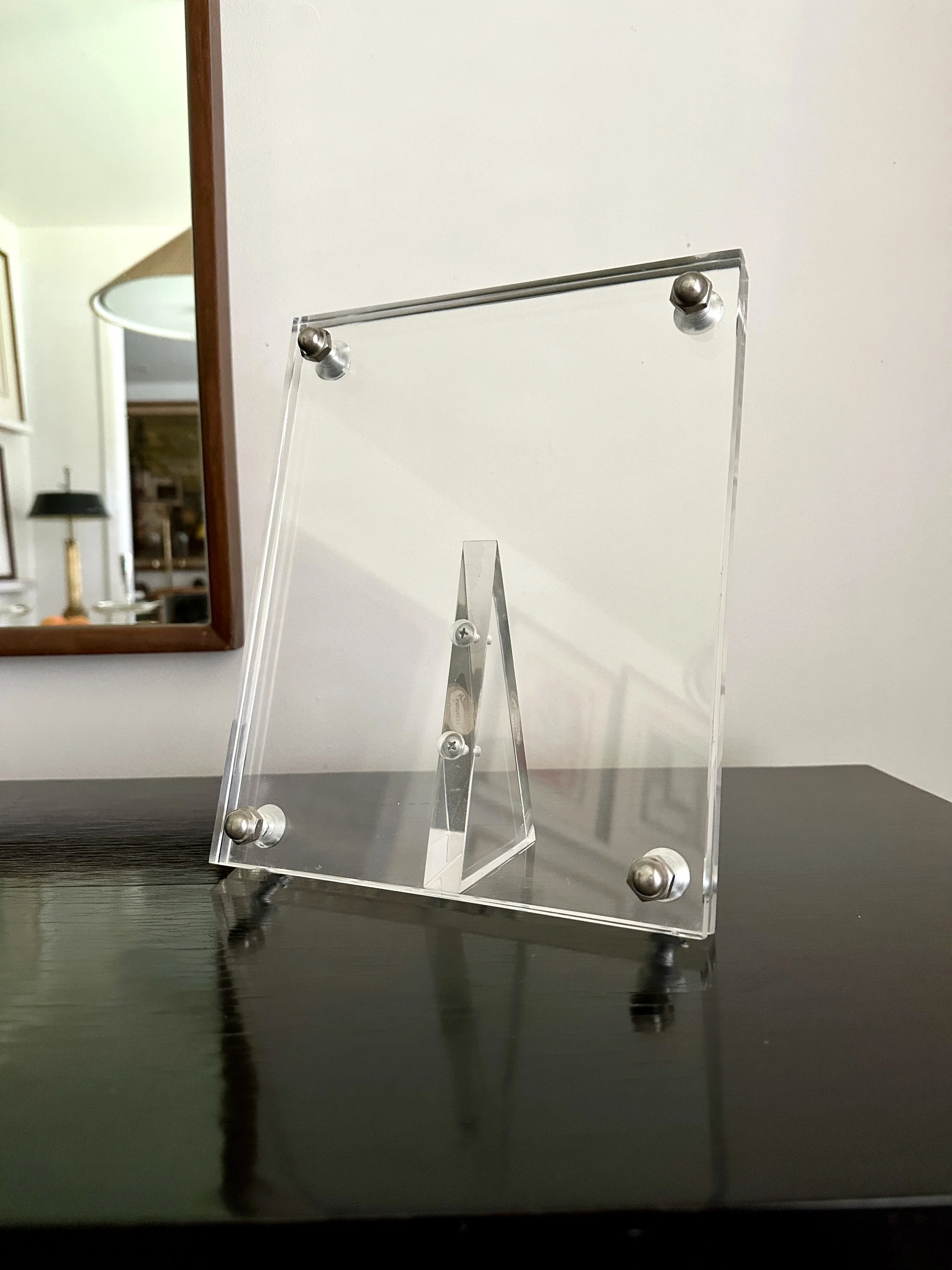 Lucite Picture Frame