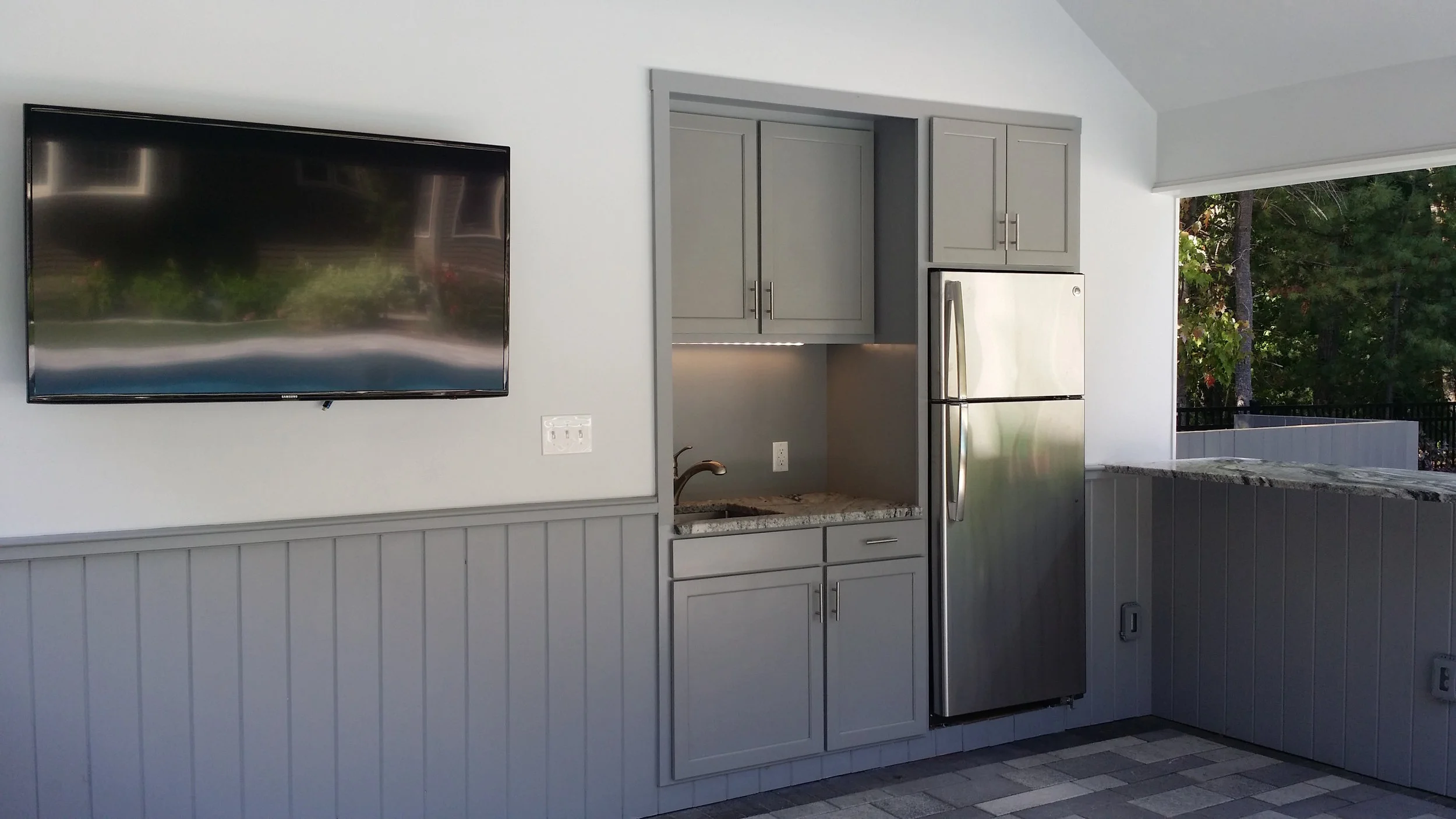  custom cabinetry for pool houses and cabanas created to withstand harsh environments.&nbsp; 