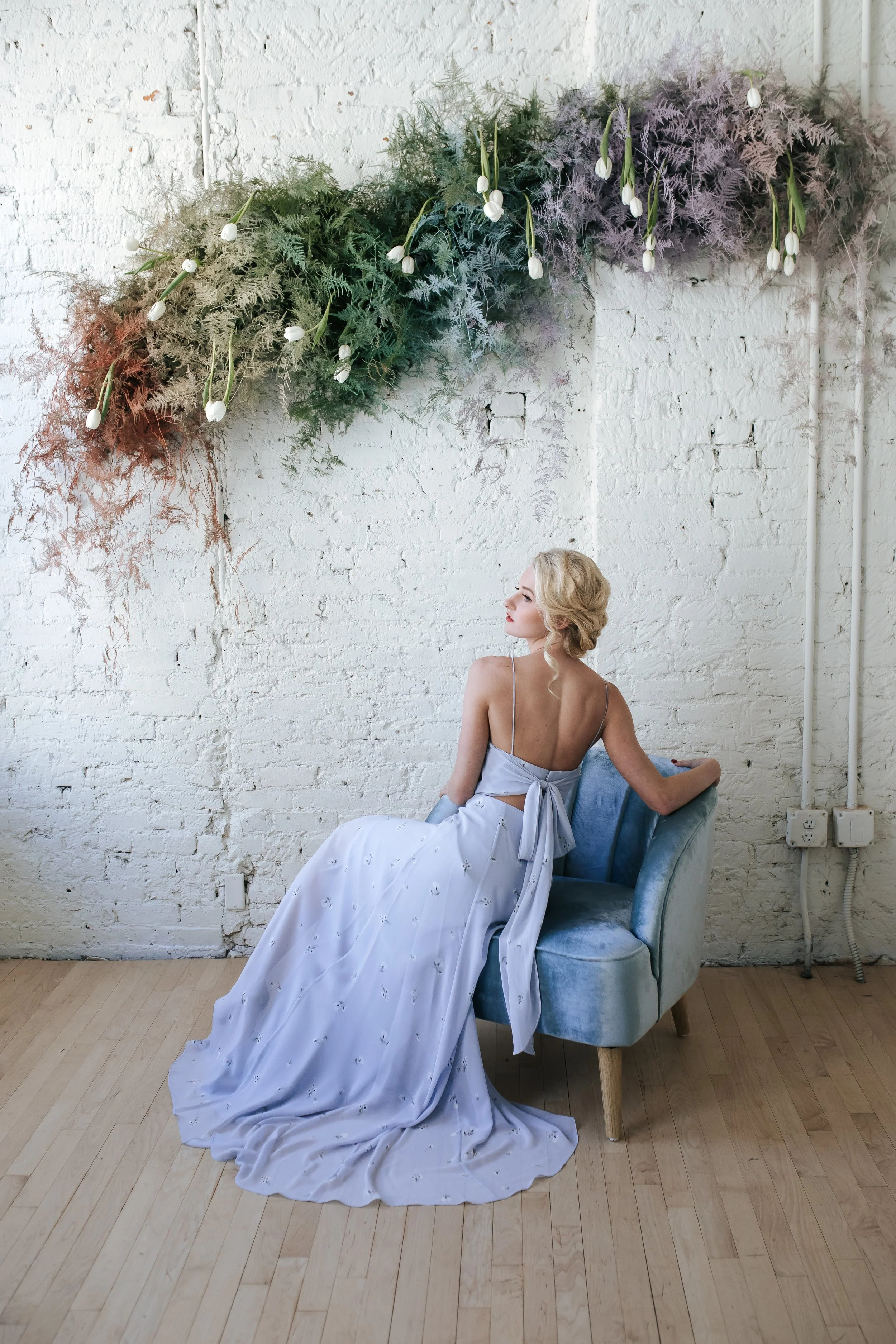 Kiara dress by Jenny Yoo Bridesmaids featured in Columbus Ohio styled shoot