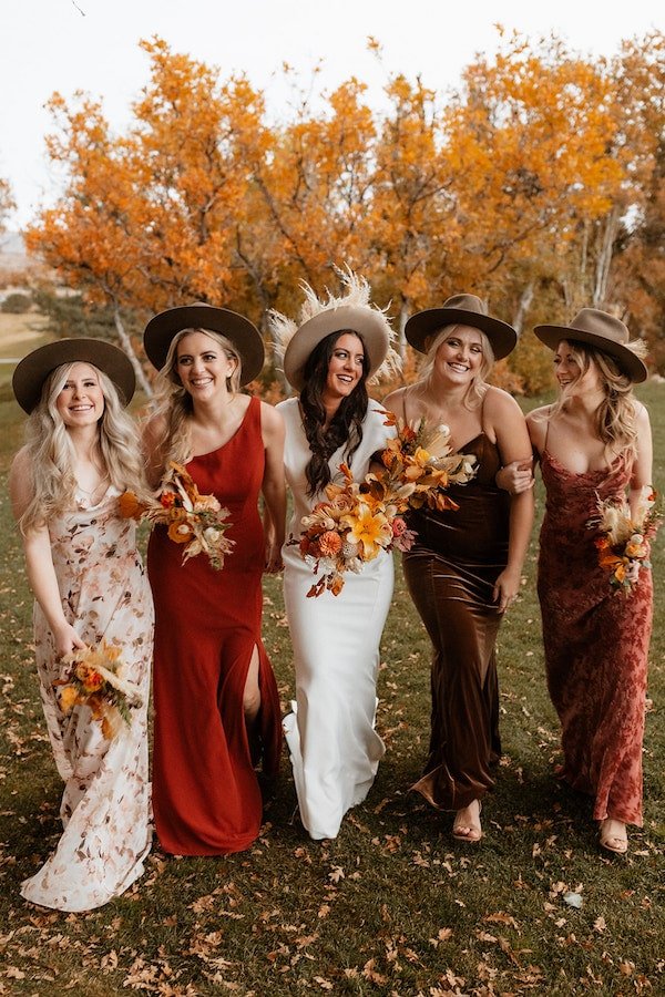 Fall Bridesmaids Inspiration Published in the National Rocky Mountain ...