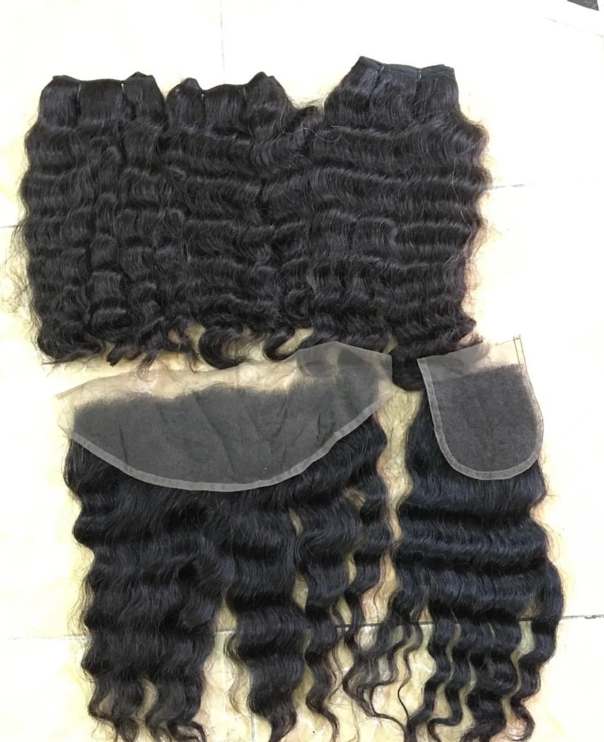 Indian Raw Curly/Way Frontal